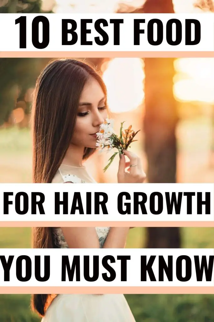 Food for hair growth and thickness