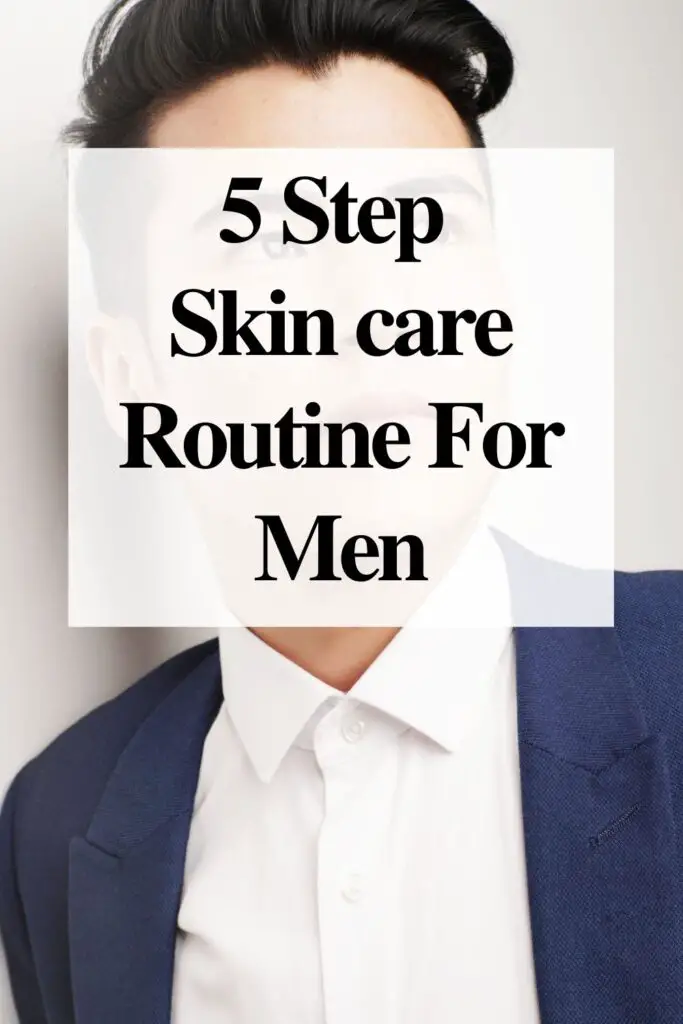 skincare routine for men