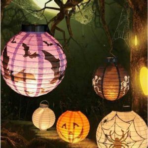 1pc Halloween Print Portable Decorative Lantern