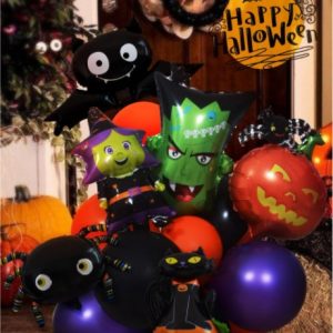 26pcs Halloween Decorative Balloon Set