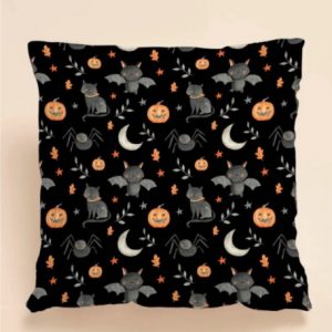 Halloween Cartoon Graphic Cushion Cover Without Filler 2