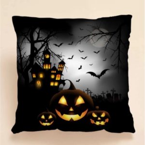 Halloween Print Cushion Cover Without Filler 3