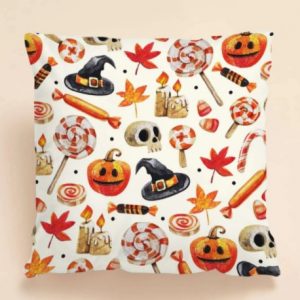Halloween Print Cushion Cover Without Filler