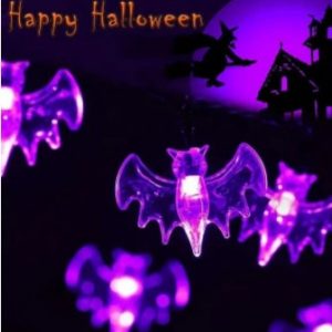 Halloween String Light With 10pcs Bat Shaped Bulb
